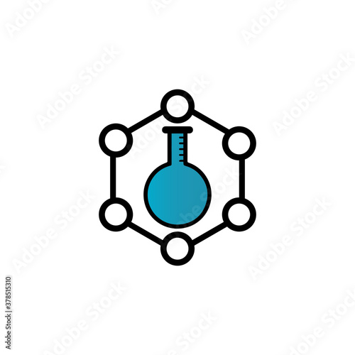  Medical Test tube Icon Vector Illustration.