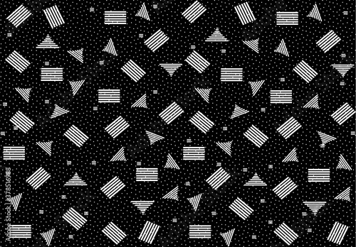 black and white seamless pattern