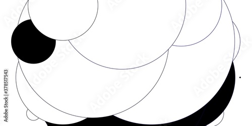 Light BLUE vector backdrop with dots. Illustration with set of shining colorful abstract spheres. Design for your commercials.