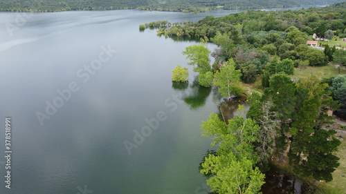lake with trees in the water
