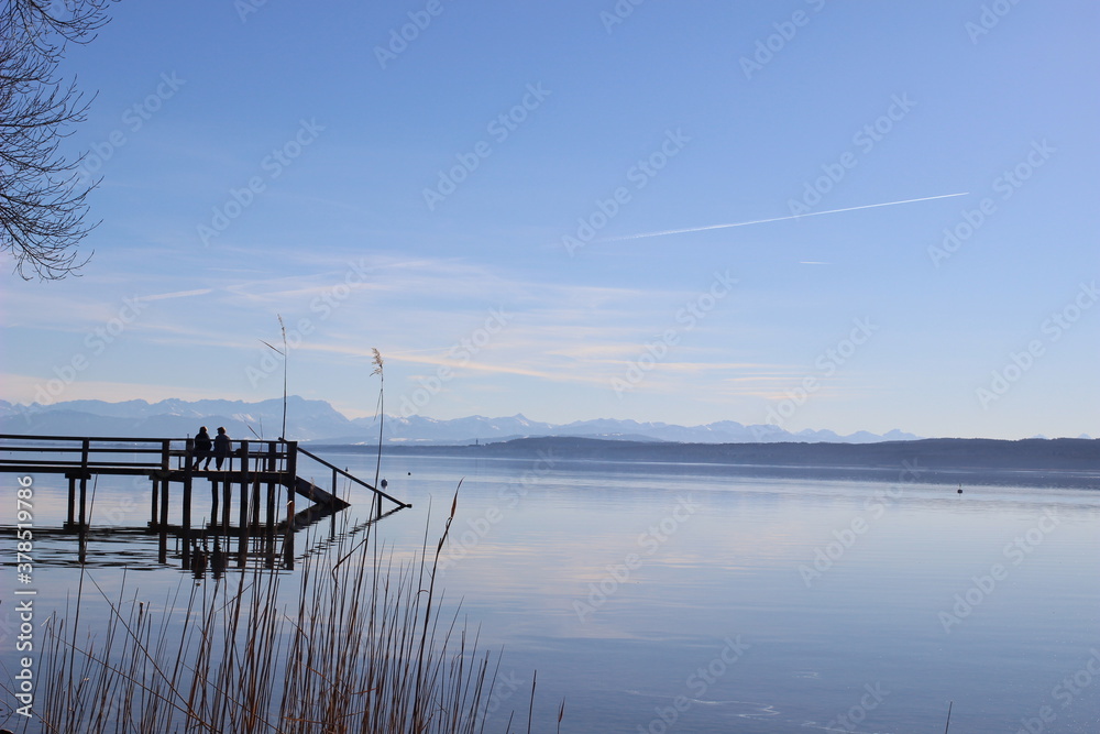Obraz premium Lake Ammersee Bavaria