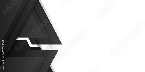 Template corporate concept black grey and white contrast background. Vector graphic design illustration 