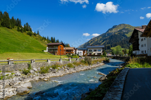 The city of Lech in Austria photo