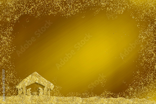 Christmas Nativity Scene, religious greetings cards