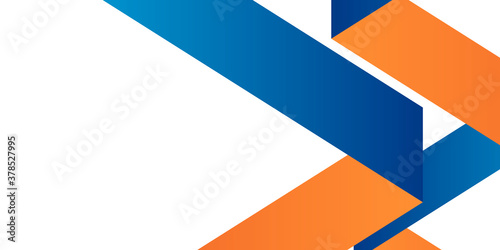 Free Download Blue orange abstract presentation background on white background - GFXLoad