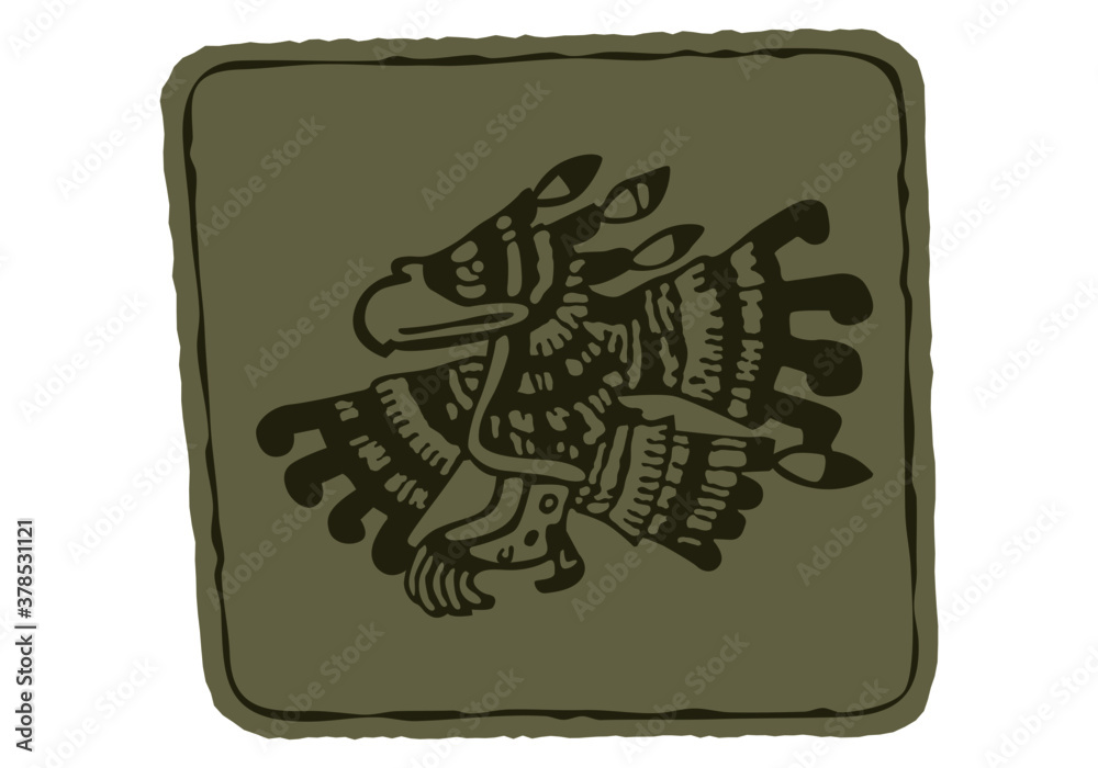 Indian art. Totem symbols. Vector template for logo and illustrations. Indian art. Totem symbols. Vector template for logo and illustrations.