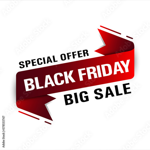 Black friday sale tag. Special offer