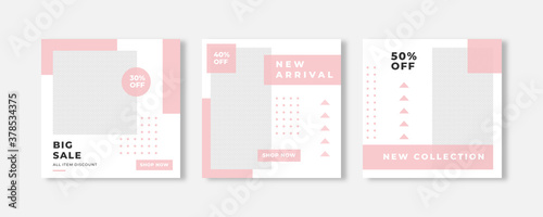 Fashion sale social media post template