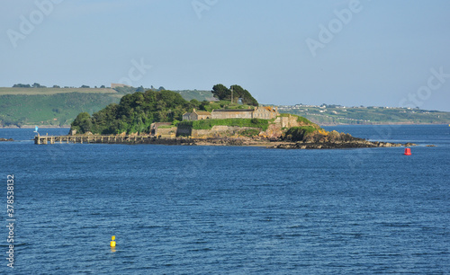 Drake's Island in Plymouth Sound