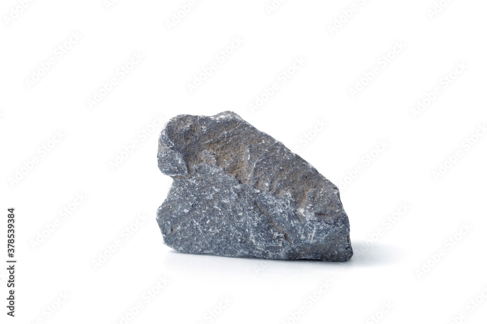 Stone isolated on white background with soft shadows. Stone isolated on white background with soft shadows.