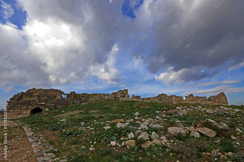 Turkey Aydın / Didim / Milet ancient city (historical ruins belonging to 3500 BC)