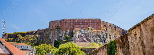 Panorama du lion de Bartholdi de Belfort photo