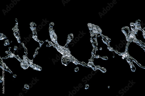Water from fountain