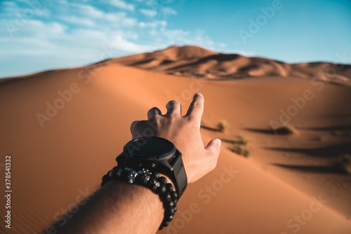 hand in the desert