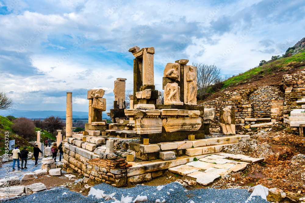 The Ephesus Ancient City in Turkey.