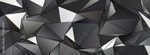 3d Triangles, abstract background. Design wallpaper.