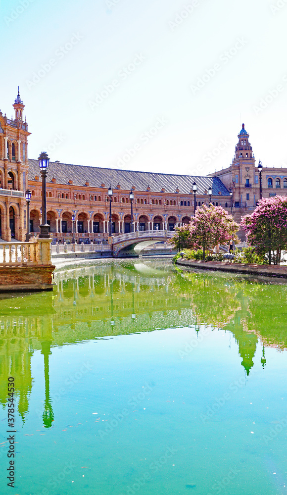 Fototapeta premium Vista de Sevilla, Andalucía, España, Europa 