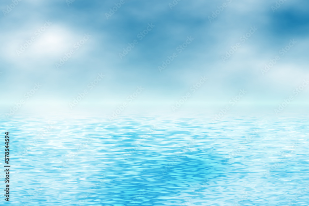sky with ocean background