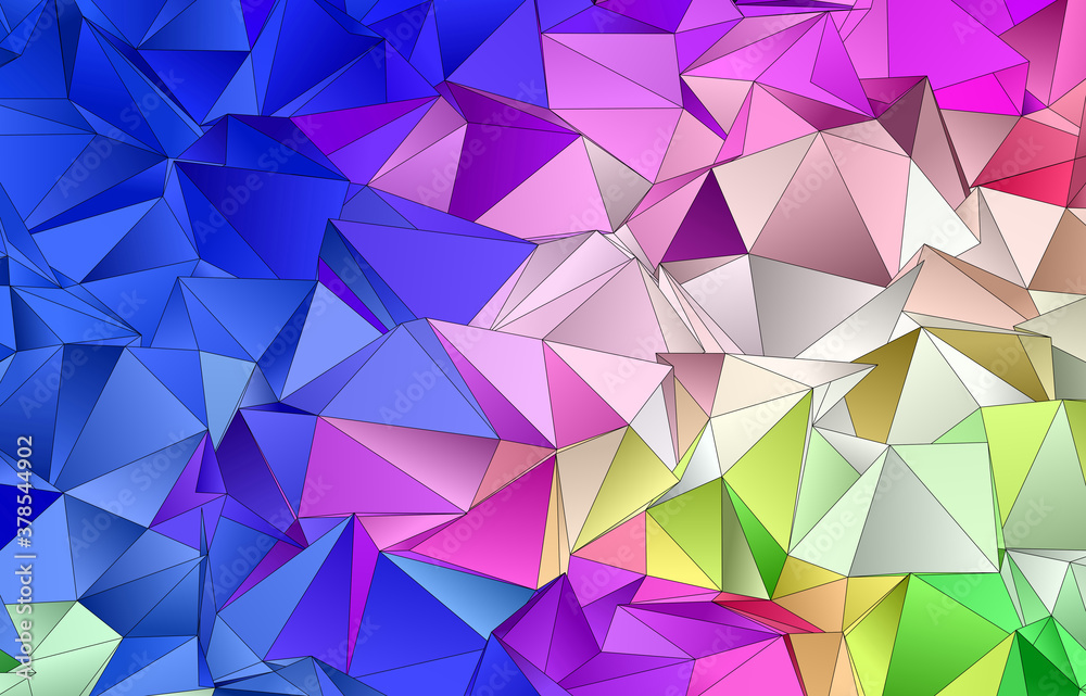 3d Triangles, abstract  background. Design wallpaper.