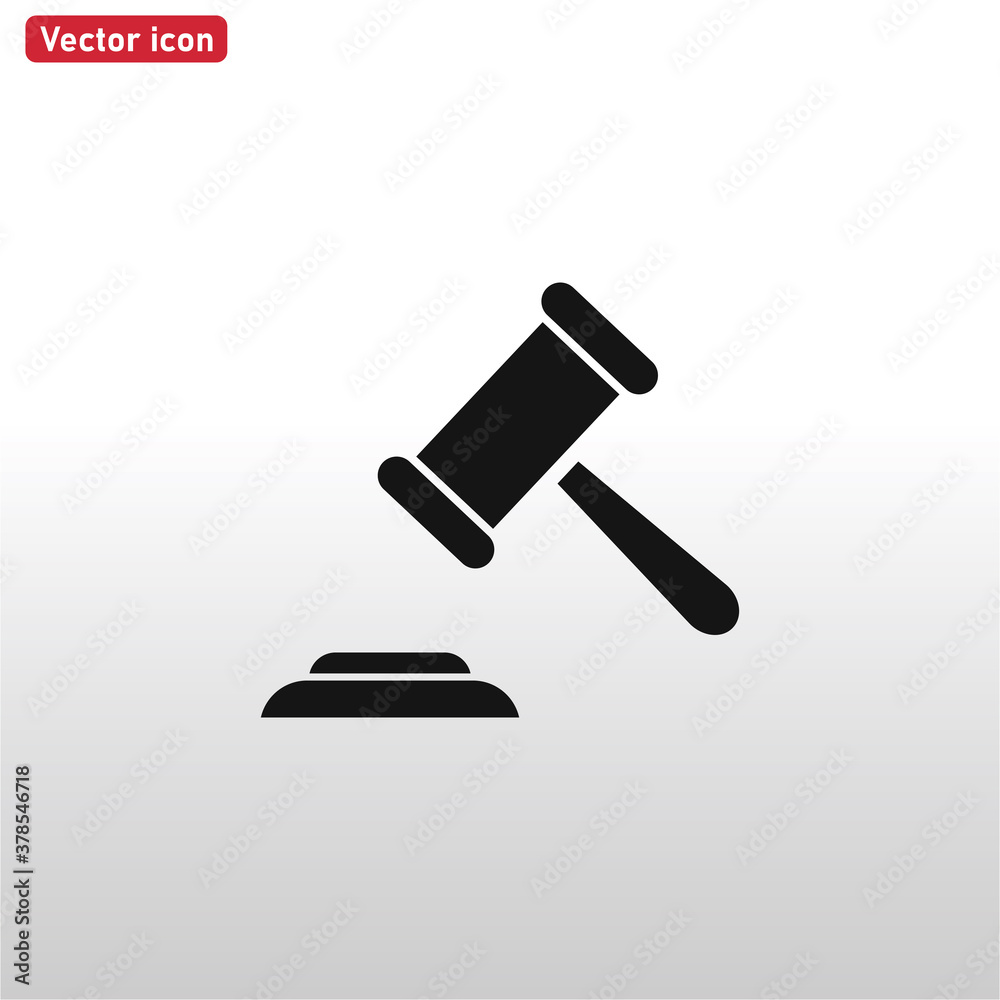Hammer Judge icon vector eps 10 Hammer Judge icon vector eps 10