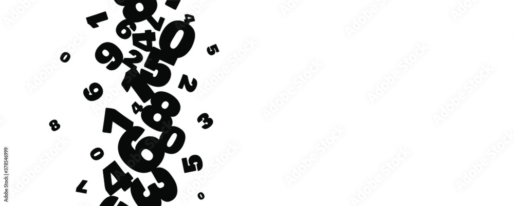 Creative and modern background with numbers. Creative and modern background with numbers.