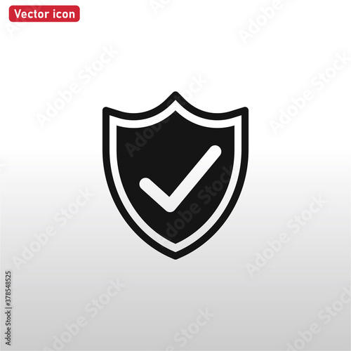 Free Download Shield check icon . Shield sign - GFXLoad