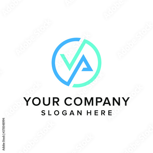 Free Download Circle VP logo design - GFXLoad