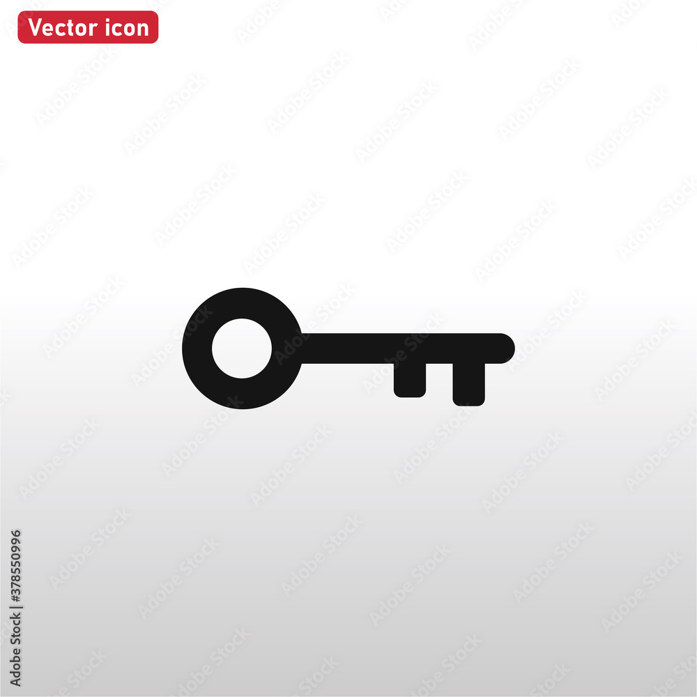 Key icon vector . Lock sign Key icon vector . Lock sign
