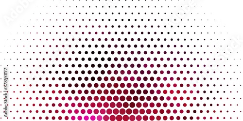 Light Pink vector template with circles. Illustration with set of shining colorful abstract spheres. Pattern for websites.