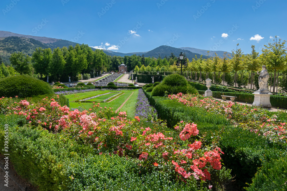 Jardines del Palacio de La Granja de San Ildefonso (Segovia, España)