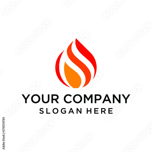 fire industrial logo