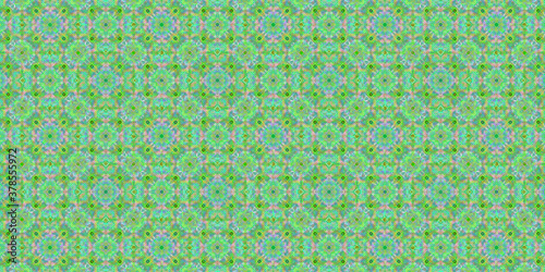 Kaleidoscope background pattern visible inside the eyelids when eyes closed	