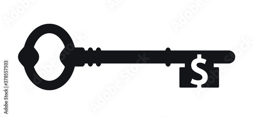 Doorknob with keyhole icon Vector sign Door knob front for close or open door Doorway key pictogram Exit or entry Home, house, hotel Inside, outside or lock, unluck privacy Flat Metal old door handle