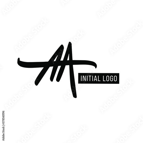 Initial AA Letter Logo With Creative Modern Business Typography Vector Template. Creative Letter AA Logo Vector.