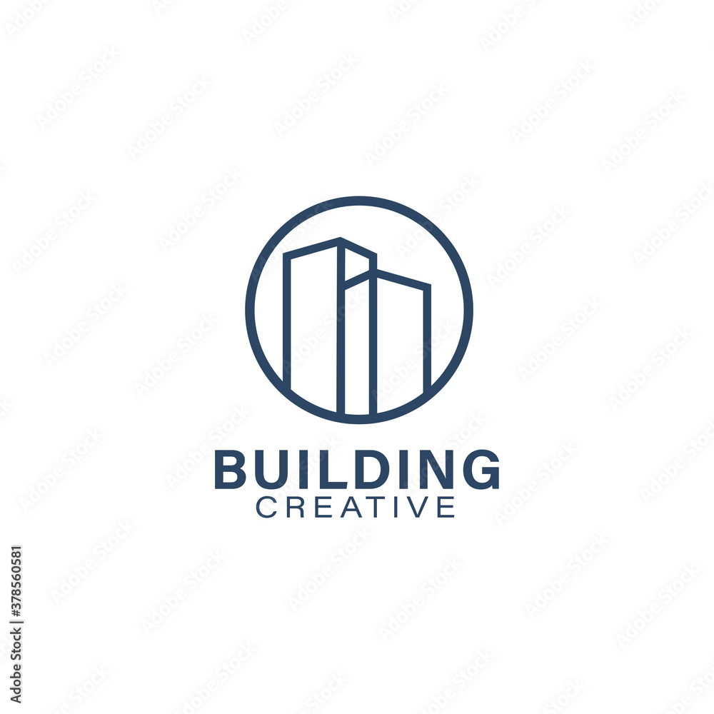 Building logo template design vector icon illustration Building logo template design vector icon illustration
