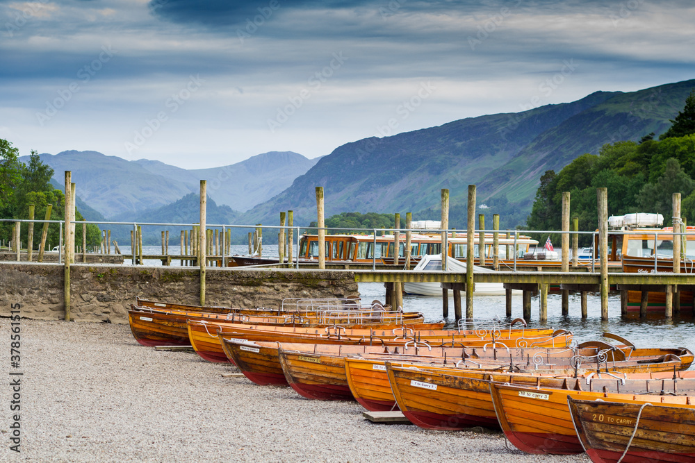Derwentwater and Keswick Harbour, Lakedistrict Boats and Ferry