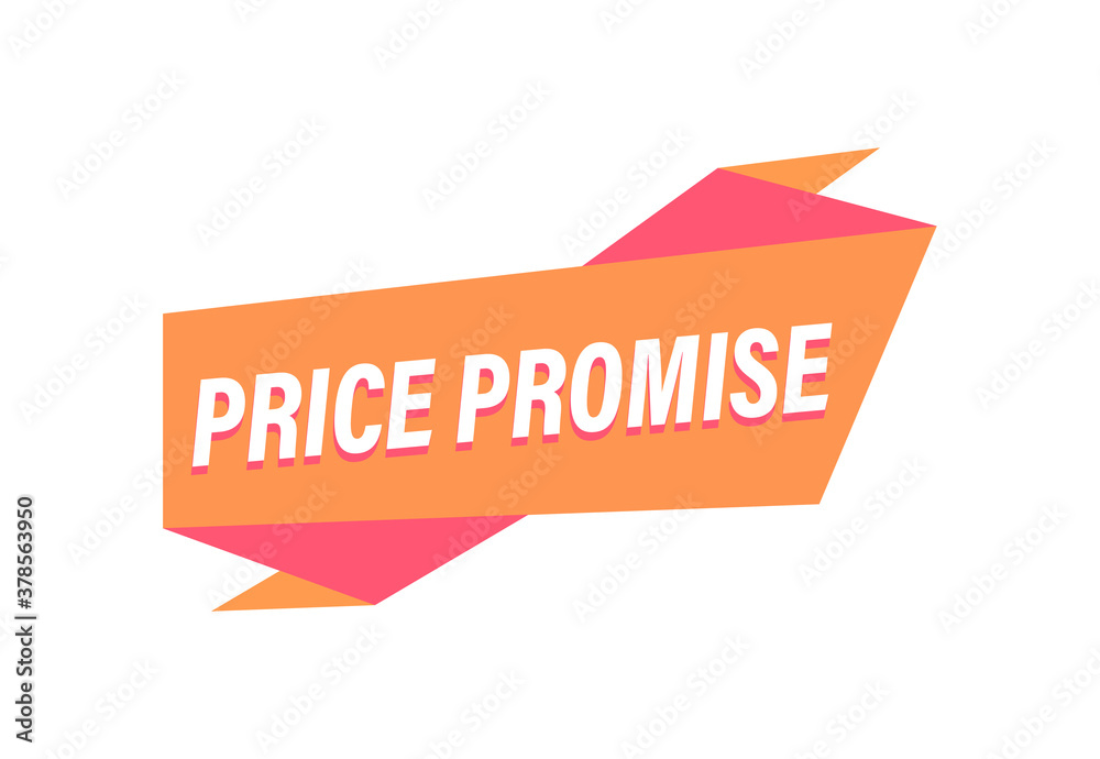 Price Promise banner, Price Promise label, badge Price Promise banner, Price Promise label, badge