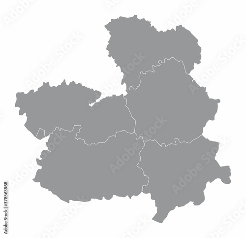 Castilla-La Mancha region map