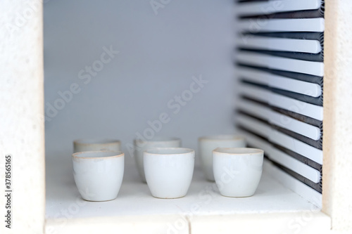 High Temperature Muffle Furnace or Muffle oven in labolatory.