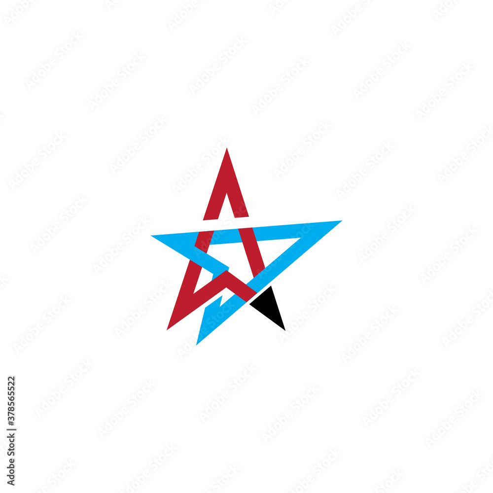 Star icon Template vector illustration