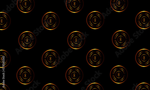 Golden circle background