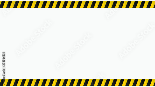 Background white with warning line. Vector can be used for banners, posters, power points, templates, slides, etc.