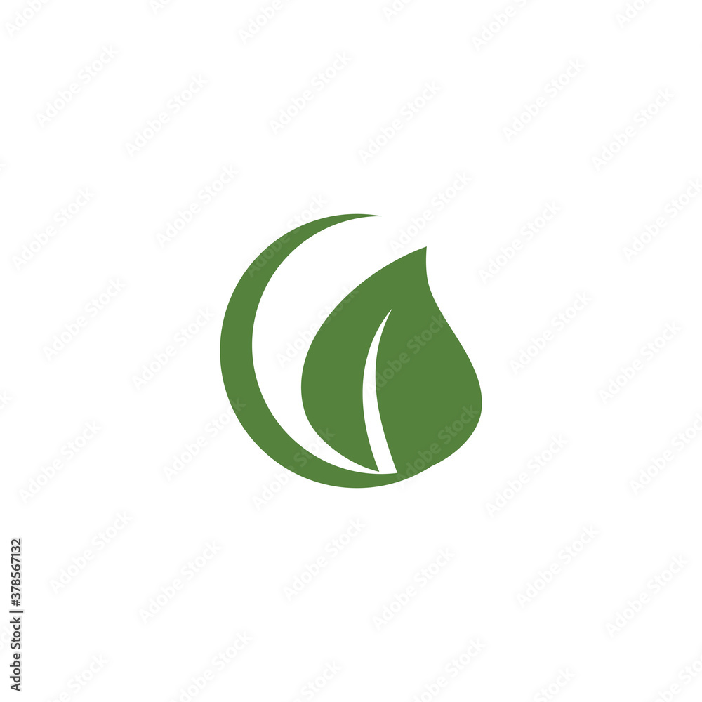 Leaf Mint Logo Template vector symbol Leaf Mint Logo Template vector symbol