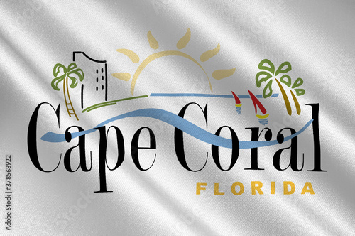 Coat of arms of Cape Coral in Florida, USA photo