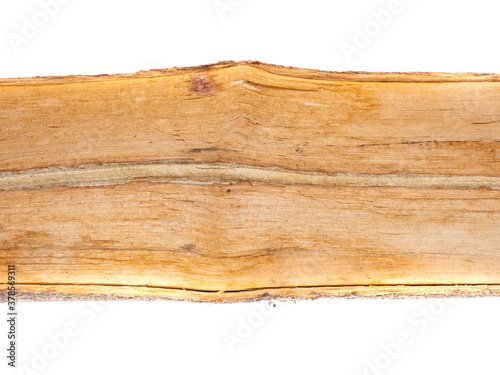 Holzbrett auf weißen Hintergrund
