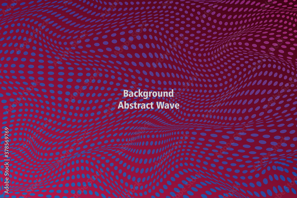 abstract modern wavy dots style blue violet light neon effect futuristic wallpaper background texture layout template vector graphic