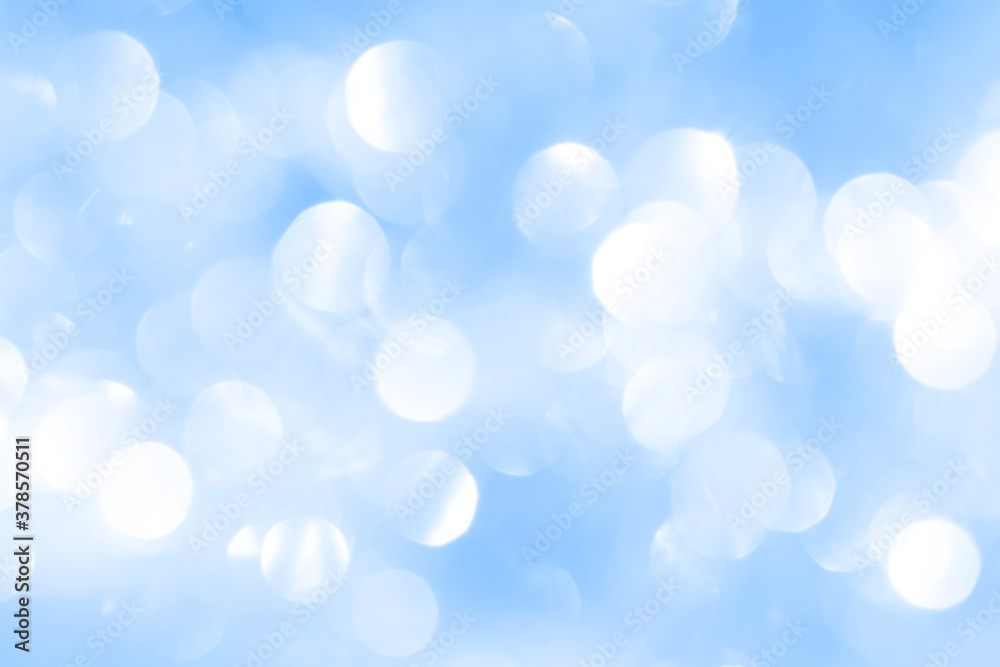 Bokeh light on blue background, sky with circle glitter light blue. Snow abstract soft glowing with vivid bright light and bokeh blur effect. Bokeh light on blue background, sky with circle glitter light blue. Snow abstract soft glowing with vivid bright light and bokeh blur effect.