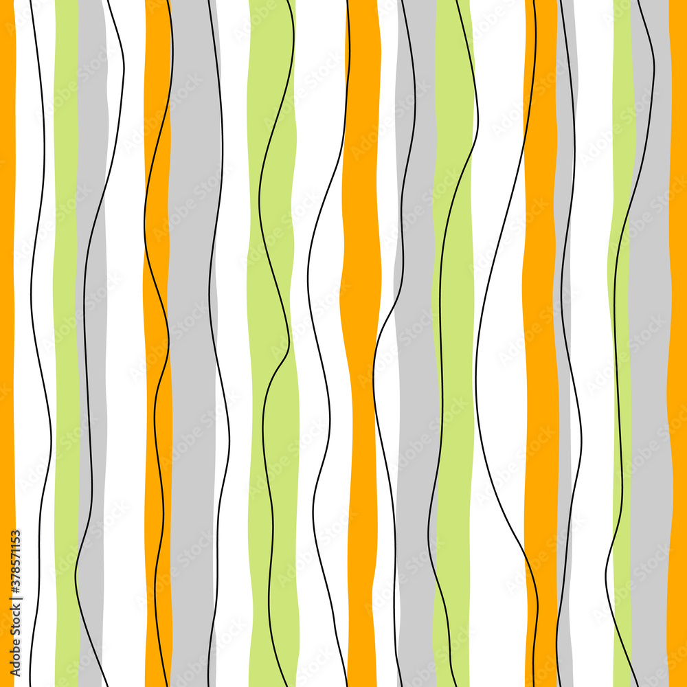 Seamless simple vector striped endless ornament Seamless simple vector striped endless ornament
