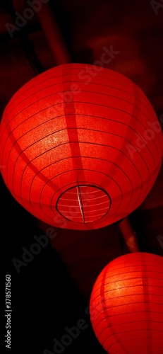 red chinese lanterns