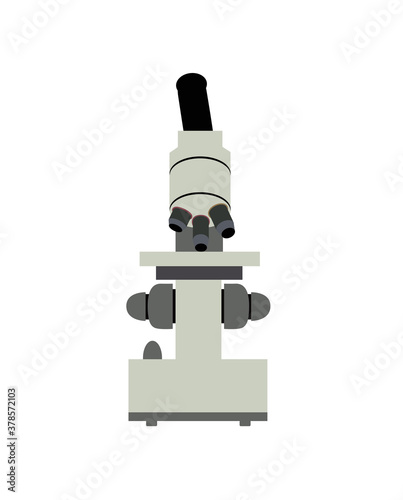 Vector illustration of chemical laboratory in flat style